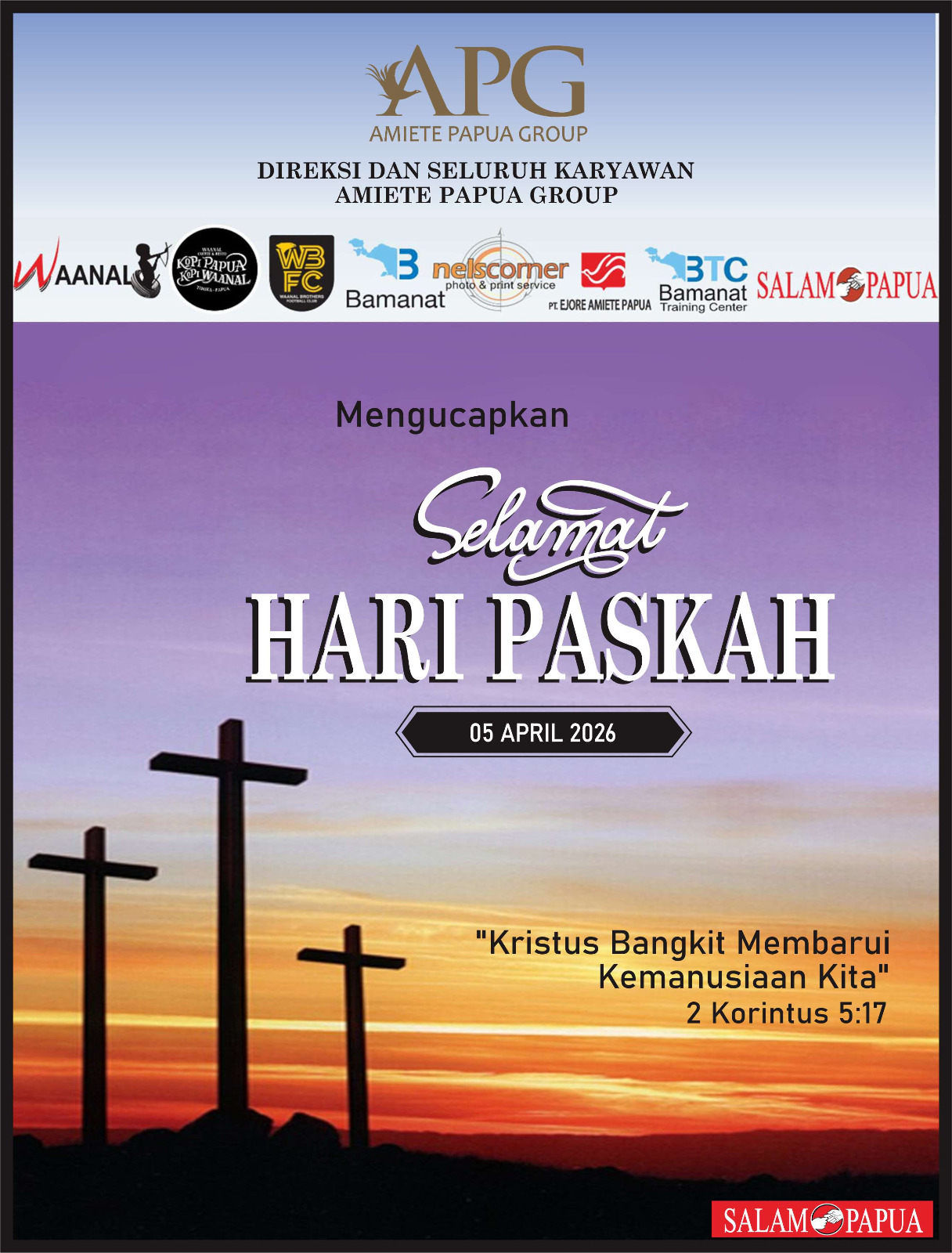Iklan Paskah APG
