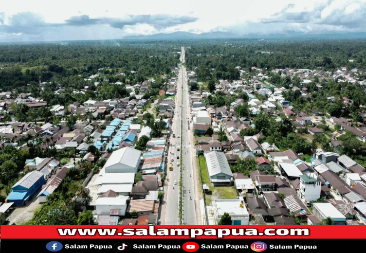 2. Jalan Cenderawasih Timika (Salampapua.com/Abeth)