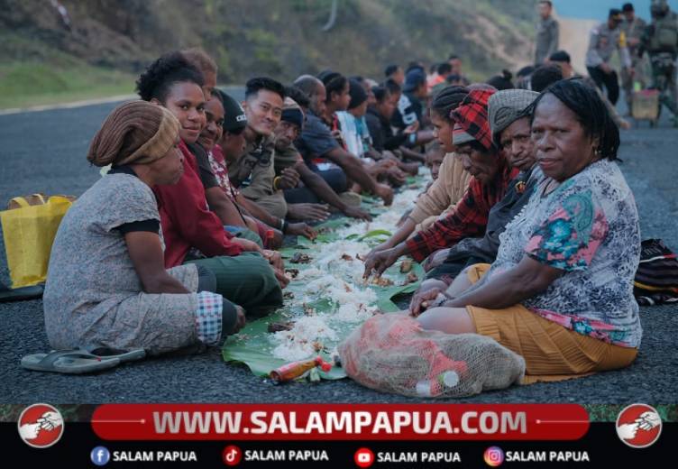 Delapan Bulan Bersama Masyarakat, Satgas Ops Damai Cartenz Tinggalkan Kesan Kekeluargaan Di Kiwirok