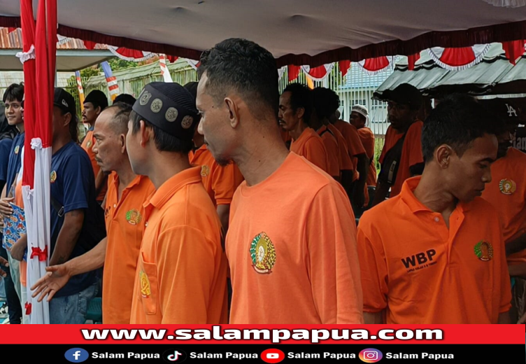 83 Warga Binaan Lapas Timika Terima Remisi Idul Fitri 2025