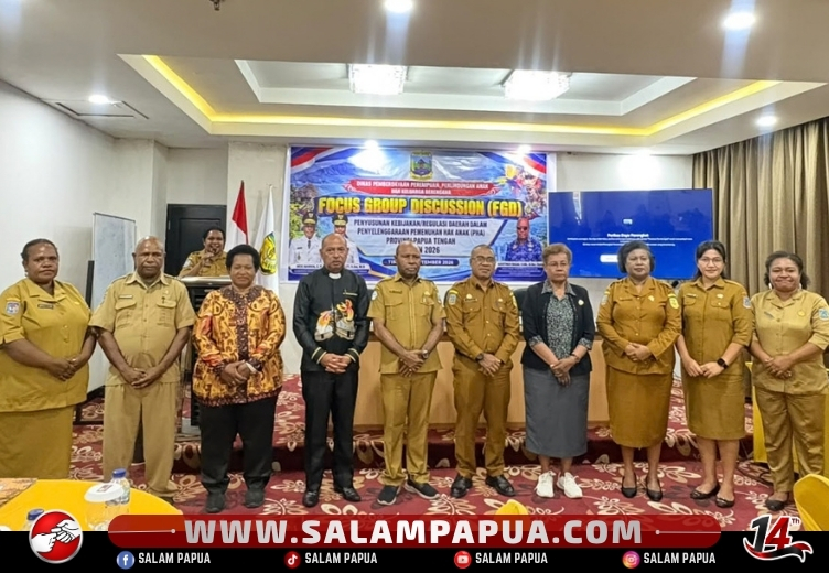 Gelar FGD, Pemprov Papua Tengah Dorong Regulasi Pemenuhan Hak Anak Menuju Kota Layak Anak