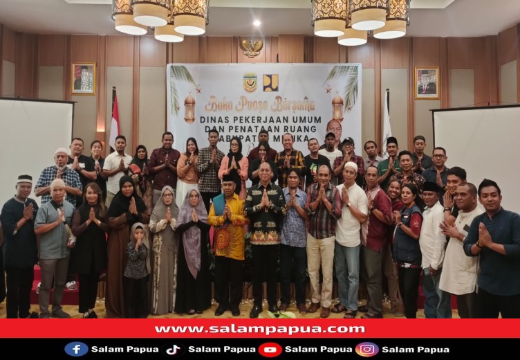 Dinas PUPR Mimika Gelar Buka Puasa Bersama Para Wartawan Se-Kabupaten Mimika