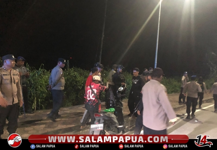 Malam Minggu, Polisi Bubarkan Tawuran Antar Pemuda Di Timika