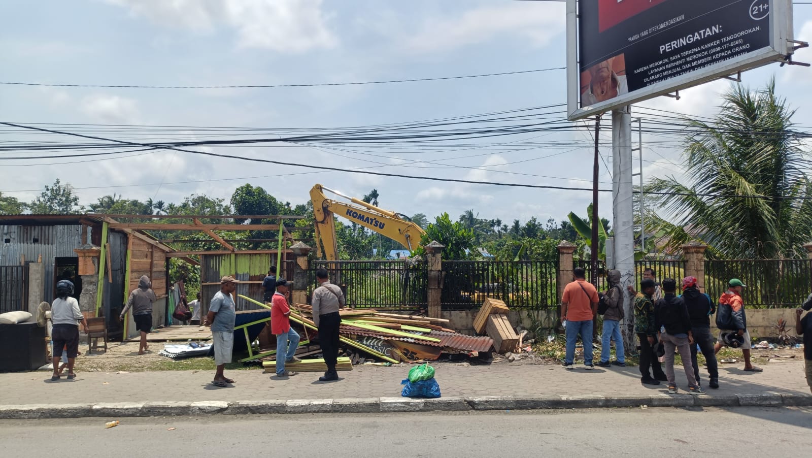Putusan Inkracht, PN Mimika Eksekusi Lahan 5.000 Meter Persegi Di Depan Perumahan Pemda