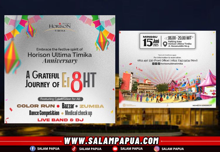 Anniversary Ke-8, Horison Ultima Timika Akan Gelar Color Run Hingga Hiburan Lainnya