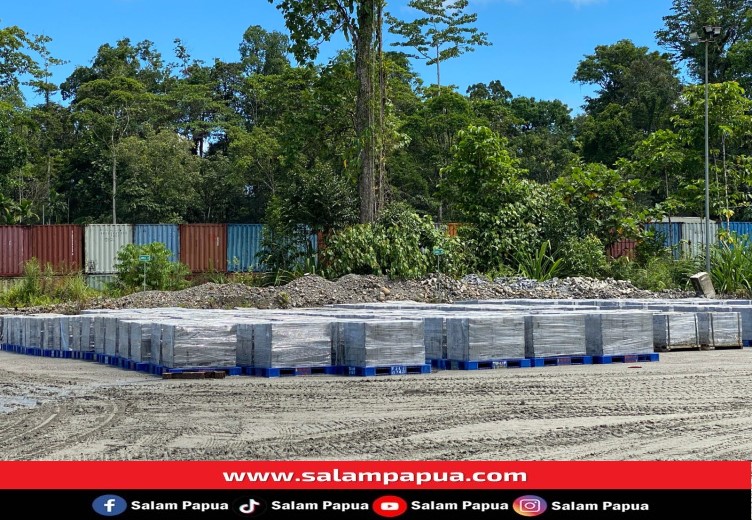 Batako, Paving Block Dan Pasir Tailing PTFI Dapat Di Ambil Gratis Untuk Keperluan Sosial