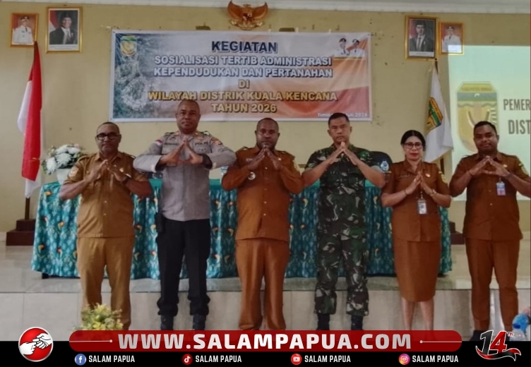 Distrik Kuala Kencana Gelar Sosialisasi Tertib Adminduk Dan Pertanahan Untuk Wujudkan Kepastian Hukum