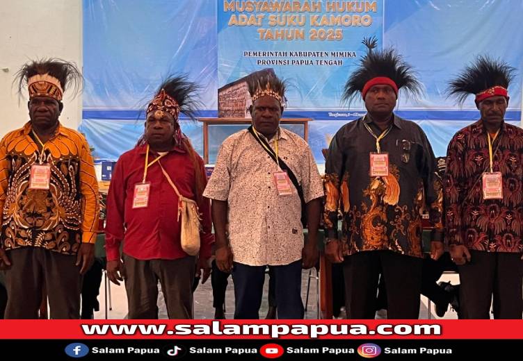 Hampir 10 Tahun Tanpa Pemimpin, LMHA Kamoro/Mimika Wee Resmi Dipimpin Yance Boyau