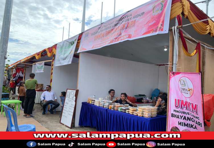 Pelaku Usaha UMKM Warnai Perayaan Puncak Hari Lingkungan Hidup Sedunia Di Timika