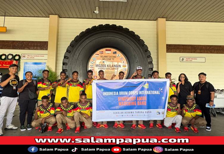 Tim Marching Band SATP Berlaga Di Jakarta Drum Corps Internasional 2025