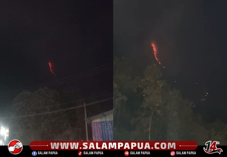 Gunung Di Area Tembagapura Terbakar, Sejumlah Karyawan Freeport Sempat Panik
