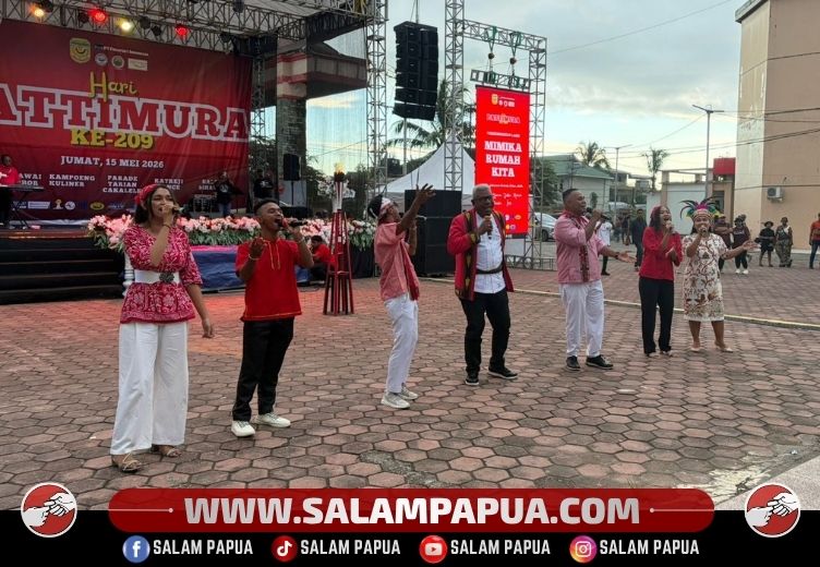 Perayaan HUT Pattimura Ke-209 Di Mimika, Bupati John Rettob Ajak Orang Maluku Jaga Falsafah Hidup Orang Bersaudara