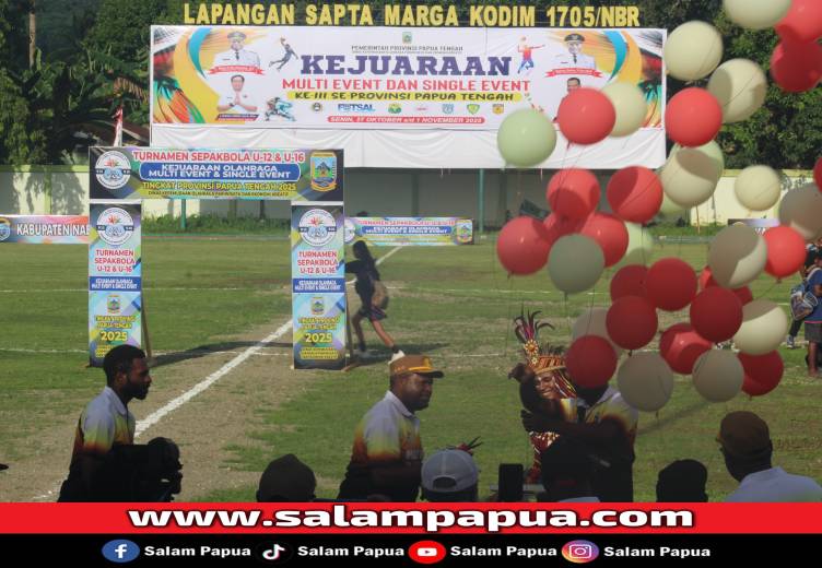 Pemprov Papua Tengah Dukung Pembinaan Atlet Lewat Kejuaraan Multi & Single Event III Di Nabire