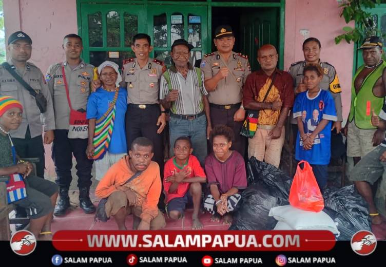 Sat Binmas Polres Mimika Sambangi Kepala Suku Moni, Perkuat Sinergi Jaga Kamtibmas