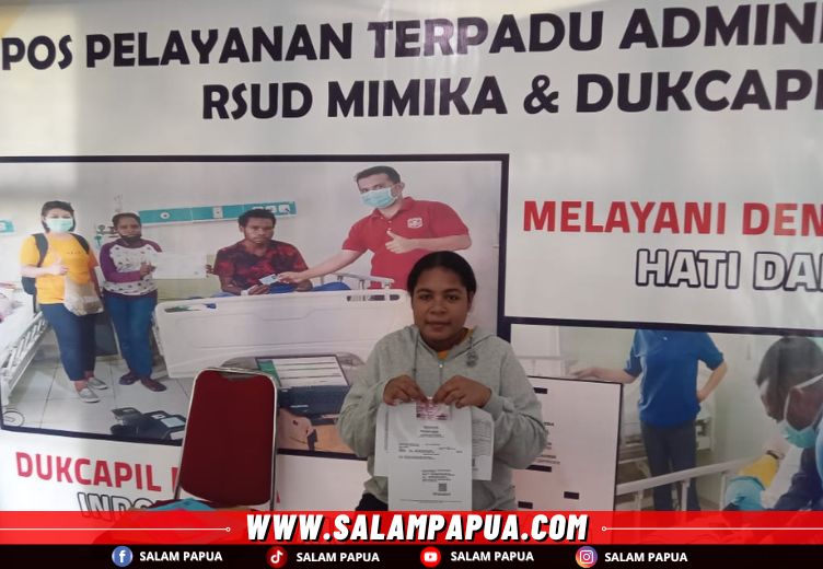 Disdukcapil Mimika Bekerjasama Dengan RSUD Melayani Pengurusan Adminduk Pasien
