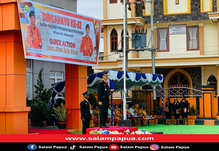 Rayakan HUT Ke-52, Basarnas Timika Harap Safety Jadi Kepentingan Pertama Semua Pihak