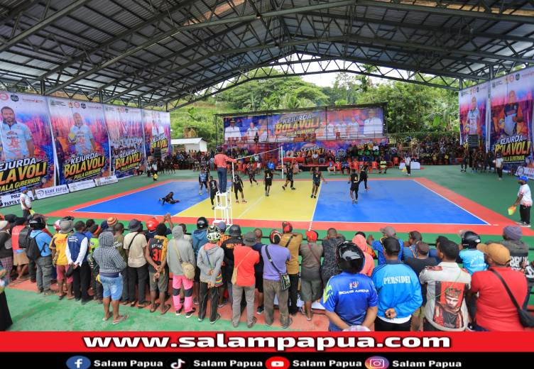 Kejurda Bola Voli Piala Gubernur Cup I 2025, Paniai Dan Nabire Melaju Ke Semifinal