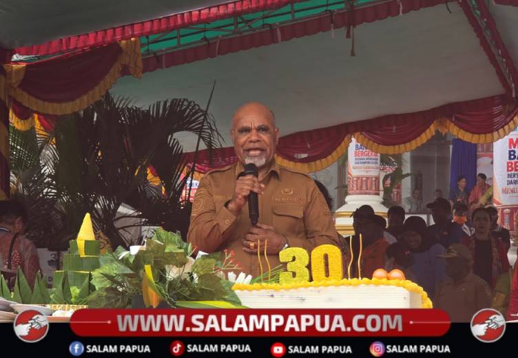 Wagub Papua Tengah Ajak Masyarakat Bersatu Bangun Mimika Di Usia Ke-30