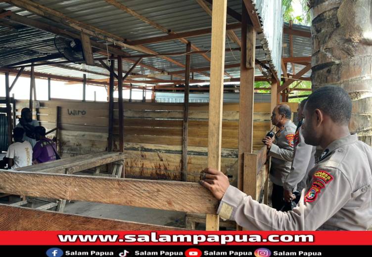 Polsek Nabire Kota Bubarkan Aktivitas Perjudian Jenis Togel Dan Rolex Di Oyehe