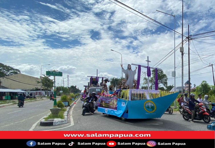 Menyambut Paskah 2024, Pemkab Mimika Bersama PGGM Menggelar Parade Paskah Oikumene