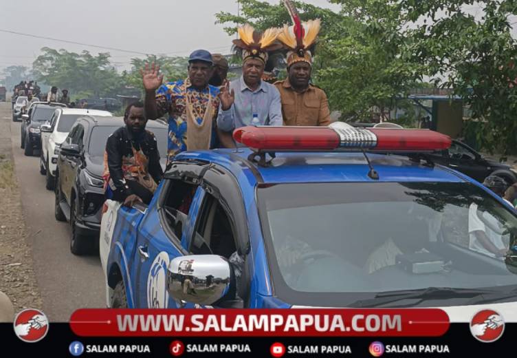 Hadiri Konferensi GKII, Bupati Nduga Dan Masyarakat Sambut Meriah Pengurus GKII Wilayah IV Papua