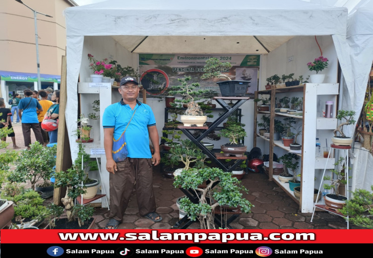 Cenderawasih Paling Mahal, Aneka Bonsai Silaukan Mata Pengunjung Pada Pameran HLH PTFI Dan Pemkab Mimika 2024