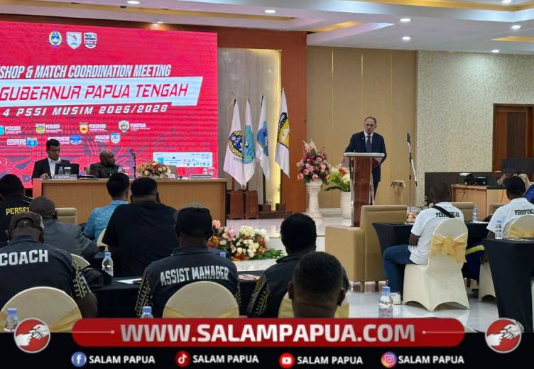 Tujuh Klub Ikuti Workshop Dan MCM Piala Gubernur Papua Tengah Liga 4 PSSI 2025/2026