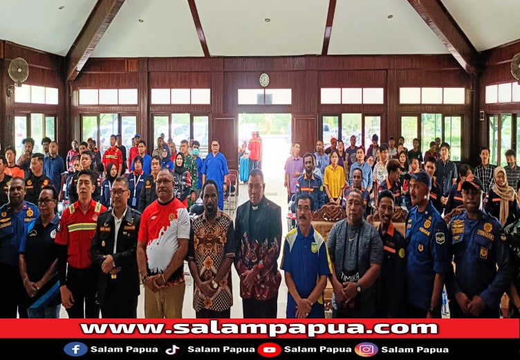 BPBD Mimika Gelar Sosialisasi Penyelamatan Dan Evakuasi Korban Kebakaran Serta Non Kebakaran