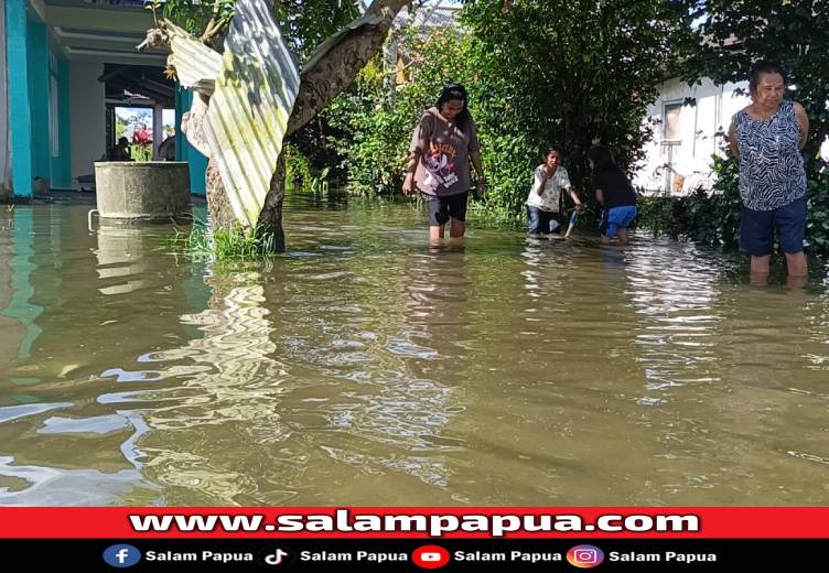 Kali Menyempit, Puluhan Rumah Warga Di Pattimura Ujung Terendam Banjir