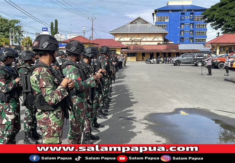 Antisipasi Kerawanan, 791 Aparat Gelar Patroli Besar Di Timika