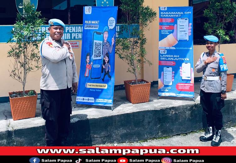 Barcode Lapor Polisi Nakal, Propam Polres Mimika Ajak Warga Aktif Awasi Anggota