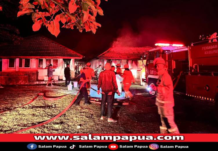 Asrama Putra SMA Sentra Pendidikan Terbakar, Kerugian Capai Rp500 Juta