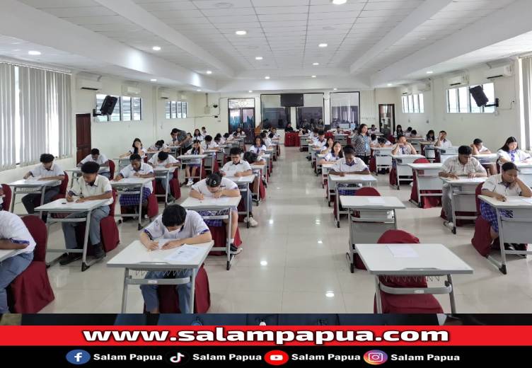 Siswa Kalam Kudus Ikuti Ujian Bahasa Mandarin, Sertifikat Diterbitkan Langsung Dari Tiongkok