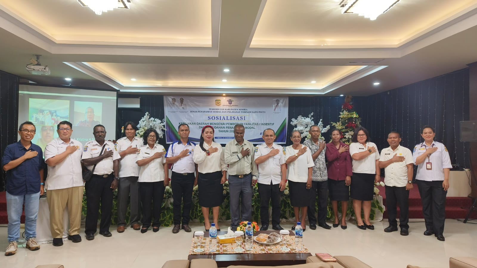 DPMPTSP Mimika Gelar Sosialisasi Penetapan Kebijakan Daerah Pemberian Fasilitas/Insentif Penanaman Modal
