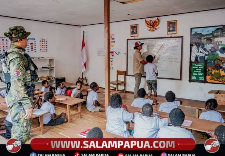 Menyapa Masyarakat Tingginambut, Pangkoops TNI Habema: Kedamaian Tumbuh Ketika Kampung Hidup