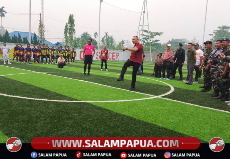 Beda Agama Satu Lapangan, FKUB Mimika Kobarkan Semangat Toleransi Lewat Mini Soccer