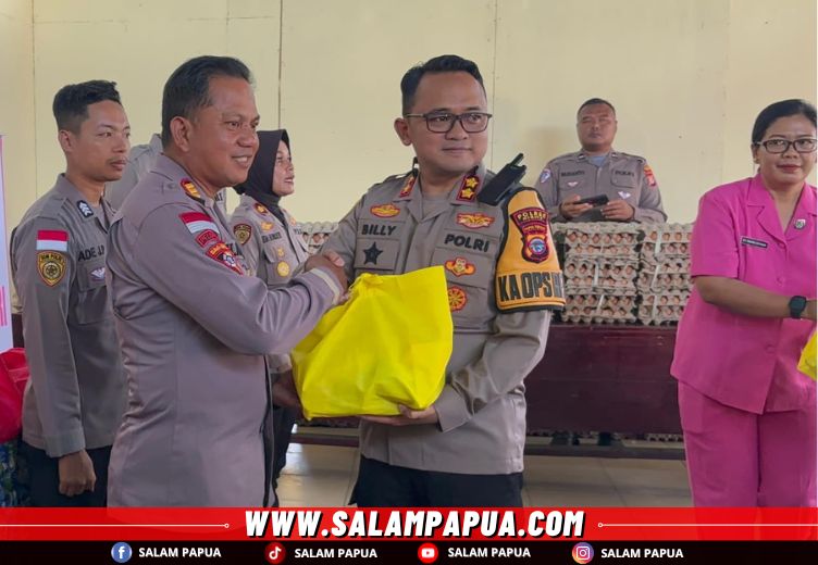 Peringati Bulan Suci Ramadhan 1446 H, Polres Mimika Gelar Bazar Presisi Polri