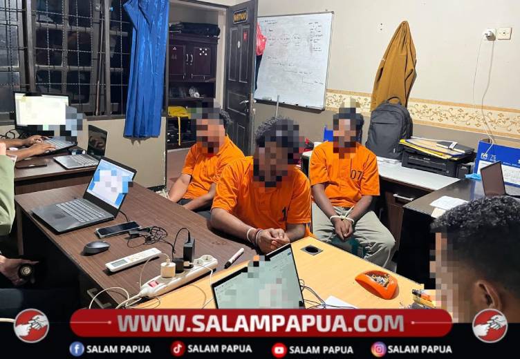 Satgas Damai Cartenz Amankan Tiga Orang Terkait Peredaran Amunisi Ilegal Di Timika