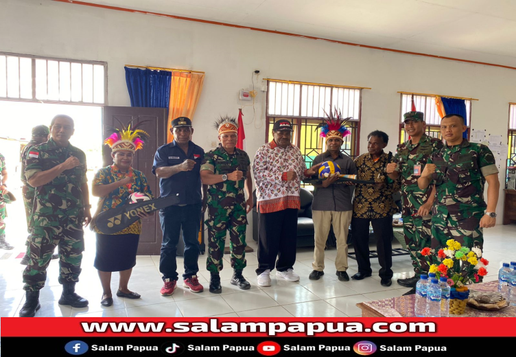 Yayasan Elsyadai Dolvinus Timika Terima Kunjungan Wakil Asisten Teritorial Panglima TNI