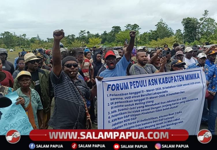 Jabatan Ganda Dan Dinilai Tak Sesuai UU Otsus, Forum Peduli ASN Desak Bupati Batalkan SK Pelantikan 11 Maret