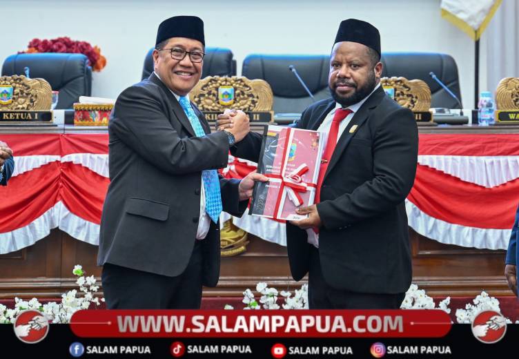 Pemprov Papua Tengah Serahkan KUPA Dan Perubahan PPAS 2026 Ke DPRP