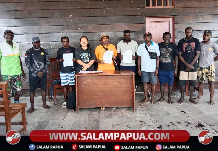 Danai Rp300 Juta, YPMAK Dorong Ekonomi Kampung Kiura Lewat Perkebunan Kelapa