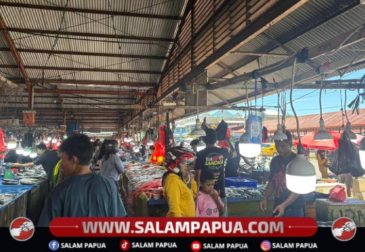 Angin Kencang Tak Ganggu Pasokan, Harga Ikan Di Timika Tetap Stabil