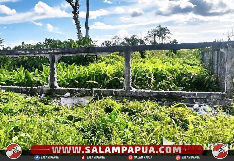 Pagar Lahan Milik Keuskupan Timika Di Jalan Hasanuddin Dirusak Sekolompok Orang