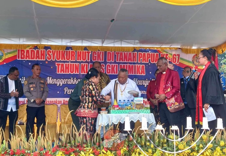 Gelar Ibadah Syukur HUT GKI Di Tanah Papua Ke-67, Bupati Mimika Akan Beri Rp 75 Miliar Bangun Kantor Klasis GKI Mimika