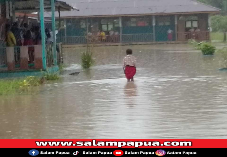 Sering Alami Banjir, Warga Kampung Kamora Minta Pemkab Mimika Beri Perhatian