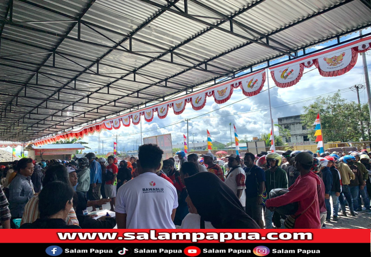 Ribuan Masyarakat Daftar Konvoi Peluncuran Tahapan Pengawasan Pilkada 2024