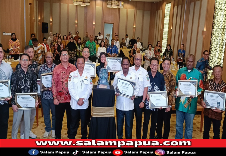 Mitra BPJS Ketenagakerjaan Terima Penghargaan Paritrana Award 2023, Pemkab Mimika Juara Pertama