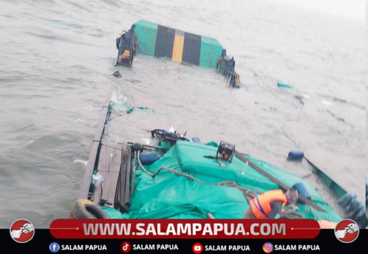 Kapal Bermuatan Pasir Tenggelam Di Perairan Puriri, Nasib 8 Penumpang Belum Diketahui
