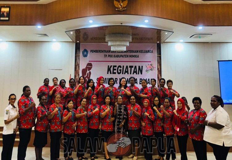 TP-PKK Mimika Gelar Seminar Wanita Bijak